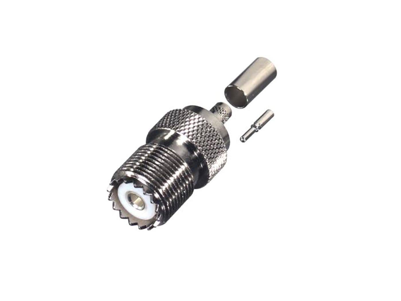 Uhf Female Crimp Connector For Rg58 Allcan Distributors